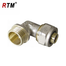 brass male elbow compression fittings for multilayer tube brass tube fittings